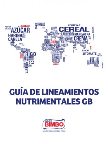 Guía de lineamientos nutrimentales Grupo Bimbo